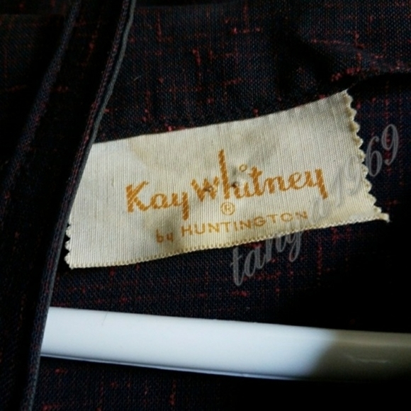 Vintage 50s 60s lightweight linen dress - Picture 5 of 5